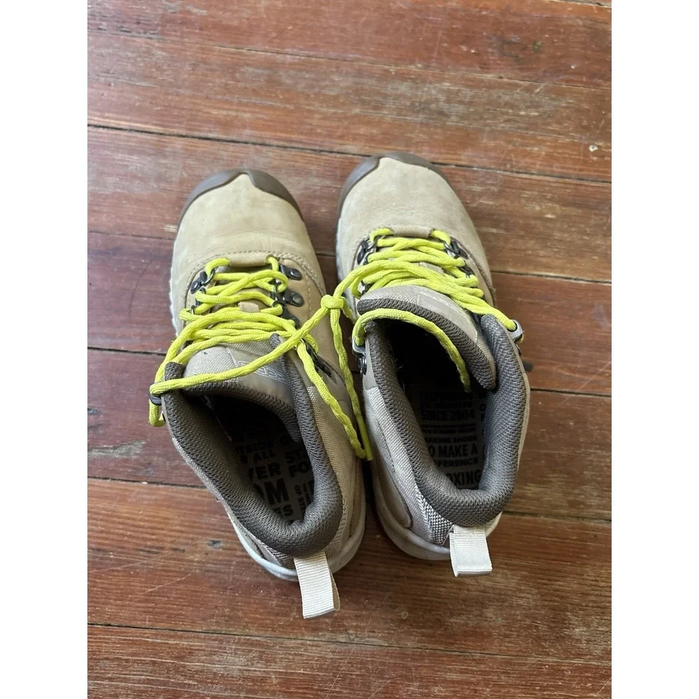 Women's Keen NXIS Explorer Mid Waterproof Hiking Boots Size 6 Beige Tan Brown